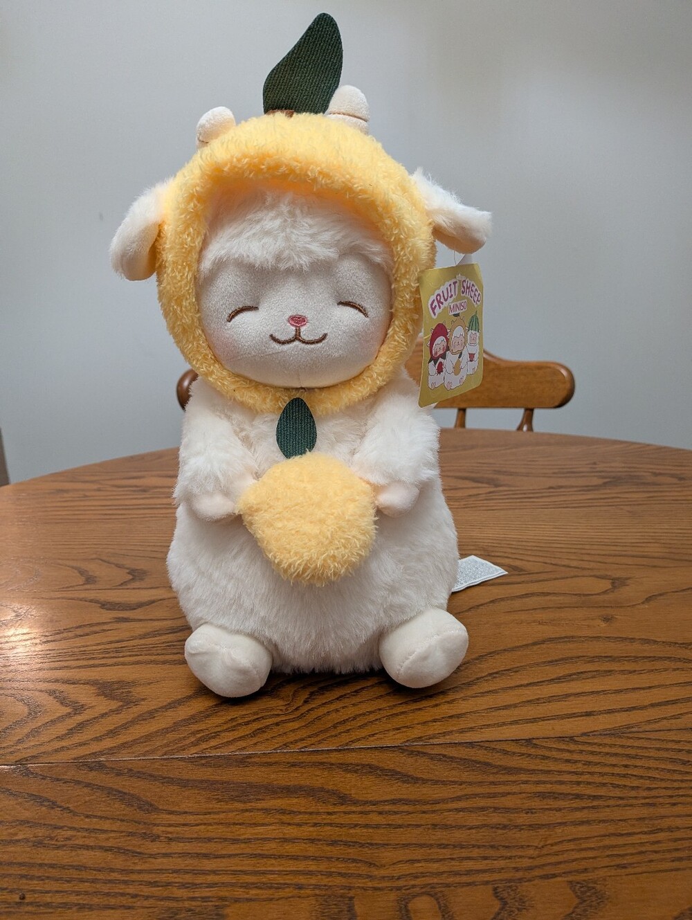 Miniso. Fruit Sheep Collection . Plush Lamb . Lemon Sheep.